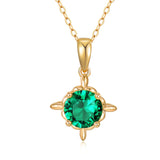 14K Gold Birthstone Pendant Necklaces