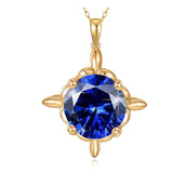 14K Gold Birthstone Pendant Necklaces