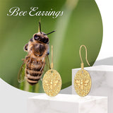 Sterling Silver  Bee Butterfly  Stud Dangle Earrings