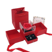 Red  Rose Jewelry Gift Box