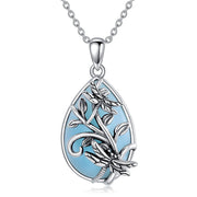 Christmas Gifts  Dragonfly Necklace for Women S925  Silver Dragonfly Animal Necklace for Lover