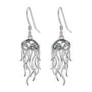 925SilverJellyfish Moss AgateEarrings Hypoallergenic Jewelry Gifts for Girls Teen Daughter Sister Friend Birthday Gifts