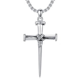 925 Sterling Silver Crucifix Necklace Religion Necklace Jesus Pendant Christ Protector Jewelry Gifts for Men Women