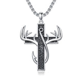 Cross Necklace for Men 925 Sterling Silver Cross  Pendant Jewelry Masonic Gifts for Men Boys