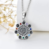 Sterling Silver Chakra Urn Necklace for Ashes