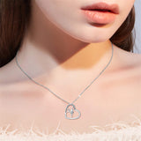 Sterling Silver Ballet Pendant Necklace