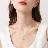 Sterling Silver Heart 12 Constellations Pendant Necklace