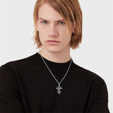 Cross Necklace for Men 925 Sterling Silver Cross  Pendant Jewelry Masonic Gifts for Men Boys