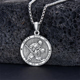 Sterling Silver Baseball Basketball Softball Soccer Pendant Necklace Engraved with Never Give up I Can Do All Things