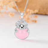 Corgi Necklace 925 Sterling Silver Corgi Dog Pendant Corgi Jewelry Gifts for Corgi Lovers Women Girls Daughter