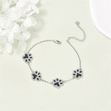 925 Sterling Silver Bracelets Paw Print Gifts for Women