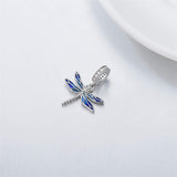 Sterling Silver Dragonfly Bead Charms