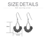 Sterling Silver RBG Dissent Collar Stud Earrings Drop Earrings