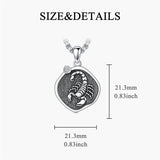 Sterling Silver Zodiac Constellation Pendant Necklace