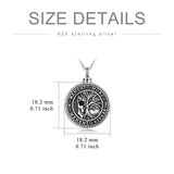 Memento Mori Necklace for Men 925 Sterling Silver Memento Mori Pendant Gothic Skull Pendant Amulet Protection Jewelry Gifts