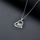 Sterling Silver Heart 12 Constellations Pendant Necklace