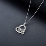 Sterling Silver Heart 12 Constellations Pendant Necklace