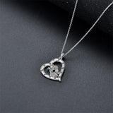 Sterling Silver Heart 12 Constellations Pendant Necklace