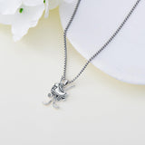 Sterling Silver Hockey Basketball Baseball Soccer Football Sports Pendant Necklace