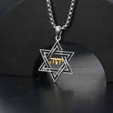 Sterling Silver Jewish Star Of David Pendant Necklace