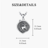 Sterling Silver Zodiac Constellation Pendant Necklace