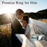 Sterling Silver 10K 14K 18K Gold Personalized Engraved Moss Agate Men's Wedding Ring Engagement Ring