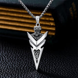 Sterling Silver Arrowhead Urn Necklace for Ashes