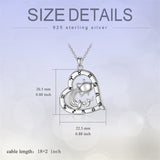 Sterling Silver Heart 12 Constellations Pendant Necklace