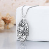 Animal Crystal Urn Necklace For Ashes Sterling Silver Butterfly  Cremation Necklace Heart Teardrop Urn Holder Necklaces For Women Memorial Jewelry