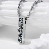 Sterling Silver  Bar Dragonfly  Butterfly Urn Necklaces for Ashes