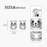 Cute Earrings Sterling Silver Animal Stud Earrings Cute Animal Jewelry Gifts for Women Girls