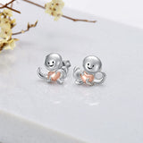 Cute Earrings Sterling Silver Animal Stud Earrings Cute Animal Jewelry Gifts for Women Girls