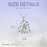 Sterling Silver Heart 12 Constellations Pendant Necklace