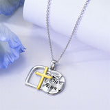 Sterling Silver Amulet Empty Tomb Pendant Necklace