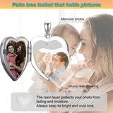 925 Silver Heart Shaped Locket Necklace That Holds Pictures Photo Keep Someone Near to You Custom  Lockets Jewelry Personalized Letters Engraving