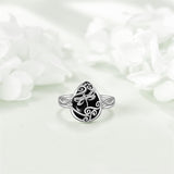 Celtic Filigree Rings Sterling Silver Black Onyx Ring Black Onyx Jewelry Gifts For Women Men