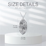 Animal Crystal Urn Necklace For Ashes Sterling Silver Butterfly  Cremation Necklace Heart Teardrop Urn Holder Necklaces For Women Memorial Jewelry