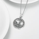 Sterling Silver St Michael St Benedict St Anthony St Jude Medal Pendant Necklace