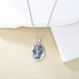 Sterling Silver St Michael St Benedict St Anthony St Jude Medal Pendant Necklace