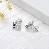 Cute Earrings Sterling Silver Animal Stud Earrings Cute Animal Jewelry Gifts for Women Girls