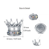 Sterling Silver Tiara Personalized  Photo  Charm