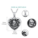 925 Silver Heart Shaped Locket Necklace That Holds Pictures Photo Keep Someone Near to You Custom  Lockets Jewelry Personalized Letters Engraving