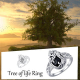 Celtic Filigree Rings Sterling Silver Black Onyx Ring Black Onyx Jewelry Gifts For Women Men