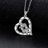 Sterling Silver Heart 12 Constellations Pendant Necklace