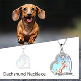 Sterling Silver Moonstone Cat Dachshund Dog Elephant Turtle Pendant Necklace