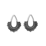 Sterling Silver RBG Dissent Collar Stud Earrings Drop Earrings