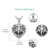 925 Silver Heart Shaped Locket Necklace That Holds Pictures Photo Keep Someone Near to You Custom  Lockets Jewelry Personalized Letters Engraving