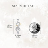 Unique Cat Necklace 925 Silver Music Symbols Note Treble Clef Pendant Necklace Cute Jewelry for Women Music Themed Gift