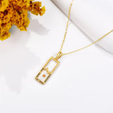 14k Gold Mustard Seed Faith Pendant Necklace