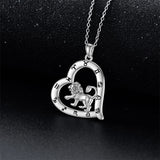 Sterling Silver Heart 12 Constellations Pendant Necklace